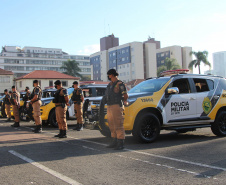 Eixos comerciais da Capital recebem reforço de policiamento com a Operação Pagamento. Foto: Soldado Fernando Chauchuti