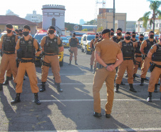 Eixos comerciais da Capital recebem reforço de policiamento com a Operação Pagamento. Foto: Soldado Fernando Chauchuti