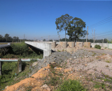 Obras Comec - Ponte sobre o Rio Iguacu   - Sao José dos Pinhais-  29/05/2020 - Foto: Geraldo Bubniak/AEN