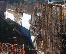 Construção da Barragem do Miringuava ? São José dos Pinhais   28/05/2020 - Foto: Geraldo Bubniak/AEN