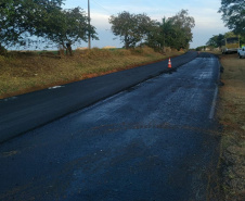 Rodovias entre Wenceslau Braz e Santana do Itararé recebem melhorias. Foto:DER