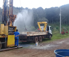 Perfuração de poços muda a realidade de pequenos agricultores.Foto:SEDEST