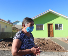 Requalificacao Urbana Reboucas - Vila Facao -  53 casas populares que estão sendo construídas pelo Governo do Paraná em Rebouças  -  Foto: Geraldo Bubniak/AEN