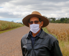 CHOPINZINHO - O agricultor Osvaldo de Moraes mora há 68 anos na região cortada pela via.
