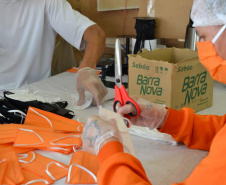 Presos do Paraná trabalham para ajudar no combate à pandemia. Foto:Depen