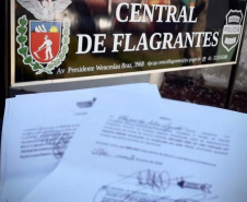 A prisão em flagrante aconteceu na manhã desta quarta-feira (15), na sede do Depen em Curitiba, após o candidato apresentar documentos falsos.
Foto: DEPEN