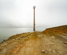 Estiagem afeta nível da Barragem Piraquara I. Foto: Sanepar
