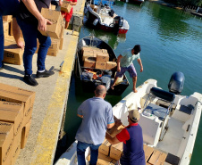 Porto faz segunda entrega de cestas às comunidades das ilhas
.Foto:Pierpaolo Nota