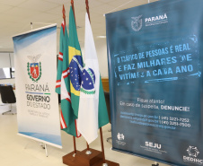 A Secretaria da Justiça, Família e Trabalho do Paraná transmitiu nesta quinta-feira, uma “Live” apresentando o 4º Seminário de Enfrentamento ao Tráfico de Pessoas. FOTO:SEJUF