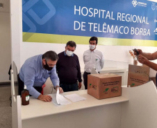 Governo ativa segunda etapa de leitos de UTI exclusivos Covid-19 no Hospital Regional de Telêmaco Borba. Foto:Klabin