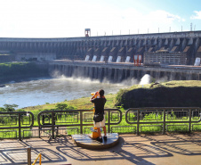 04/2019 - Foz do Iguaçu - Usina Hidrelética Itaipu Binacional.  Foto: José Fernando Ogura/AEN