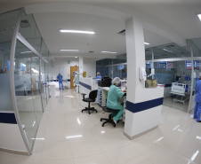 UTI  do Hospital Santa Clara, em Colorado, na região Norte do Paraná.   03/08/2020 -  Foto: Geraldo Bubniak/AEN