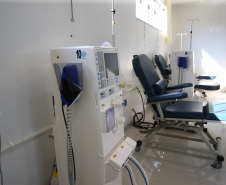 Setor de Hemodialise do Hospital Santa Clara, em Colorado, na região Norte do Paraná.   03/08/2020 -  Foto: Geraldo Bubniak/AEN