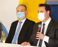 O governador Carlos Massa Ratinho Junior participou nesta terça-feira (01), em Curitiba, da inauguração do Erastinho, o primeiro hospital oncopediátrico do Sul do País. 