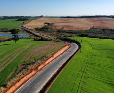 Obras rodoviárias levam segurança e desenvolvimento a Castro - Estrada do Socavão. Foto:Alessandro Vieira