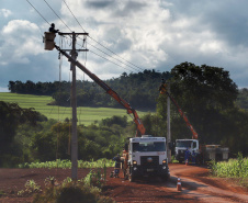 Paraná Trifásico alcança 1,2 mil quilômetros de novas redes.Foto:José fernando Ogura/AEN.