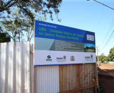 Obras de Construcao de 3 UBS - Unidade Básica de Saúde nos bairros Vila Alta, Santa Paula e Parque  Hortencia em Guaira.   06/08/2020 -  Foto: Geraldo Bubniak/AEN