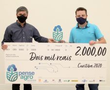  Estado e Fetaep entregam prêmios aos vencedores do Pense Agro
.Foto: Ari Dias/AEN.