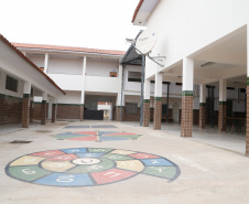 Escola estadual em Pinhalão é repaginada pelo Governo. Colégio Estadual Leonardo Francisco Nogueira. Foto Gilson Abreu/AEN