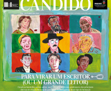 Jornal Cândido discute o papel das oficinas literárias. Imagem/BPP