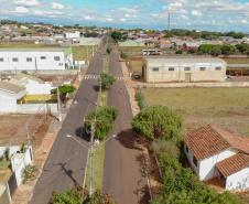 Avenida Theodoro Miguel em São Sebastião da Amoreira.Foto Gilson Abreu