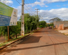 Avenida Theodoro Miguel em São Sebastião da Amoreira.Foto Gilson Abreu