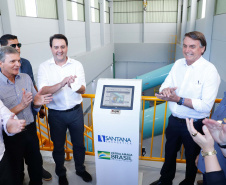 O governador Carlos Massa Ratinho Junior participou nesta sexta-feira (06), ao lado presidente da República Jair Bolsonaro, da inauguração da Pequena Central Hidrelétrica (PCH) Bedim, em Renascença, no Sudoeste do Paraná. 