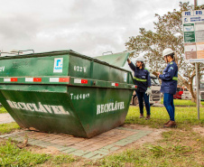 Portos do Paraná obtém 98% de aprovação no desempenho ambiental. Foto: Portos do Paraná