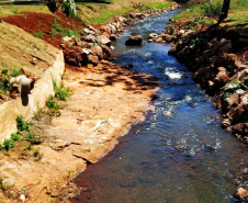 Projeto revitaliza Rio Toledo com recursos do Fundo de Meio Ambiente. FOTO:SANEPAR