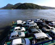 Duas empresas disputam a concessão do ferry-boat de Guaratuba
. Foto:DER