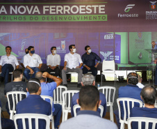 O diretor-presidente da Ferroeste, André Gonçalves, disse que esse investimento foi pensado para dar conta do avanço de 2021. Foto: Jonathan Campos/AEN