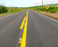 Serviços de conservação em três rodovias atendem Borrazópolis. Foto:DER