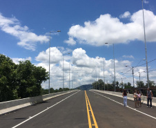 Governo libera tráfego de veículos em nova ponte de União da Vitória
