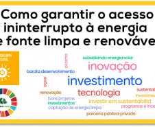 Energia limpa depende de investimento, inovação e tecnologia
