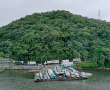 Empresa apresenta proposta de tarifa para o ferry-boat de Guaratuba. Foto: Alessandro Vieira/AEN