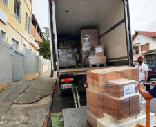 Entrega de insumos é finalizada em 20 regionais de saúde do Estado. Foto:SESA