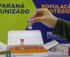 Governo começa a distribuir vacinas no Interior do Paraná.
Foto: Gilson Abreu/AEN
19.01.2021