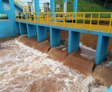Captação do Rio São José volta ao nível normal - Foto: Divulgação Sanepar