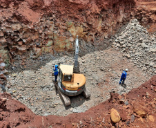 Obras de esgoto no Norte Pioneiro somam mais de R$ 52 milhões.  - Foto: Divulgação Sanepar