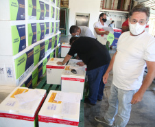 Com a chegada do quarto lote, Paraná começa a vacinar idosos. Foto: Ari Dias/AEN