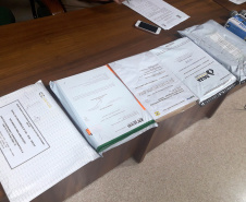 O Departamento de Estradas de Rodagem do Paraná (DER/PR) realizou nesta quarta-feira (17) a abertura dos envelopes com documentos de habilitação das empresas disputando a execução das novas terceiras faixas da PR-323, na região Noroeste. -  Curitiba, 18/02/2021  -  Foto: Divulgação DER-PR