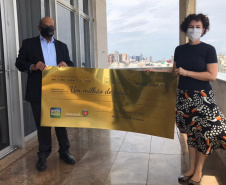 Educadora física recebe prêmio de R$ 1 milhão do Nota Paraná.
. Foto:SEFA