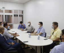 23.03.2021 - Visita do grupo técnico  da nova Ferroeste na Coamo, em Dourados-MS.
 Foto Gilson Abreu/AEN
