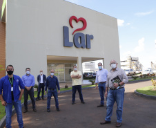 23.03.2021 - Visita do grupo tecnico  da nova ferroeste na Cooperativa Lar Caarapó/ms
 Foto Gilson Abreu/AEN