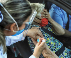 Municípios aplicaram quase 130 mil doses de vacina no fim de semana . Foto: Jose Fernando Ogura/AEN