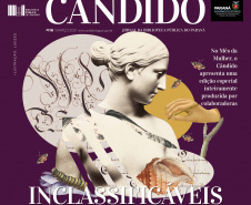 Edição especial do jornal Cândido traz todos os conteúdos assinados por mulheres. Foto: BPP