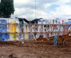 Painel de Poty Lazzarotto sobre o saneamento completa 25 anos - Companhia restaurou a obra de Poty em 2015  -  Curitiba, 01/04/2021  -  Foto: Divulgação Sanepar