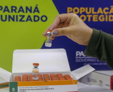 Paraná imunizado, distrubuição das vacinas para regionais de saúde no CemeparFoto: Gilson Abreu/AEN19.01.2021