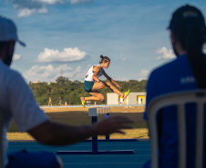 O Centro Nacional de Treinamento de Atletismo (CNTA), localizado em Cascavel, recebeu neste fim de semana a sua primeira competição oficial. O evento-teste aconteceu com a realização do 54º Campeonato Paranaense de Atletismo Sub-20, realizado pela Federação de Atletismo do Paraná (FAP).  -   Cascavel, 02/05/2021  -  Foto: Paraná Esporte