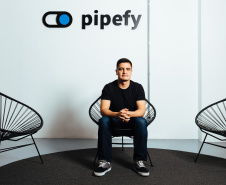 Alessio Alionço, CEO da startup Pipepy   -  Foto: Eduardo Macarios 